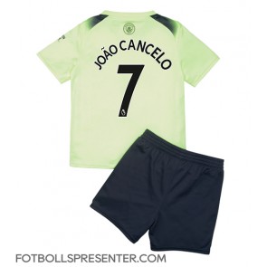 Manchester City Joao Cancelo #7 Tredje tröja Barn 2022-23 Kortärmad (+ korta byxor)